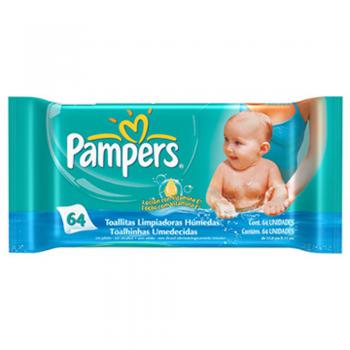 Lenço Umedecido Pampers Regular 64 unidades